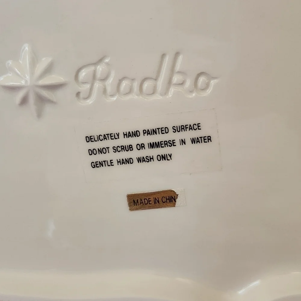 Radko Holiday Bear Cookie Jar